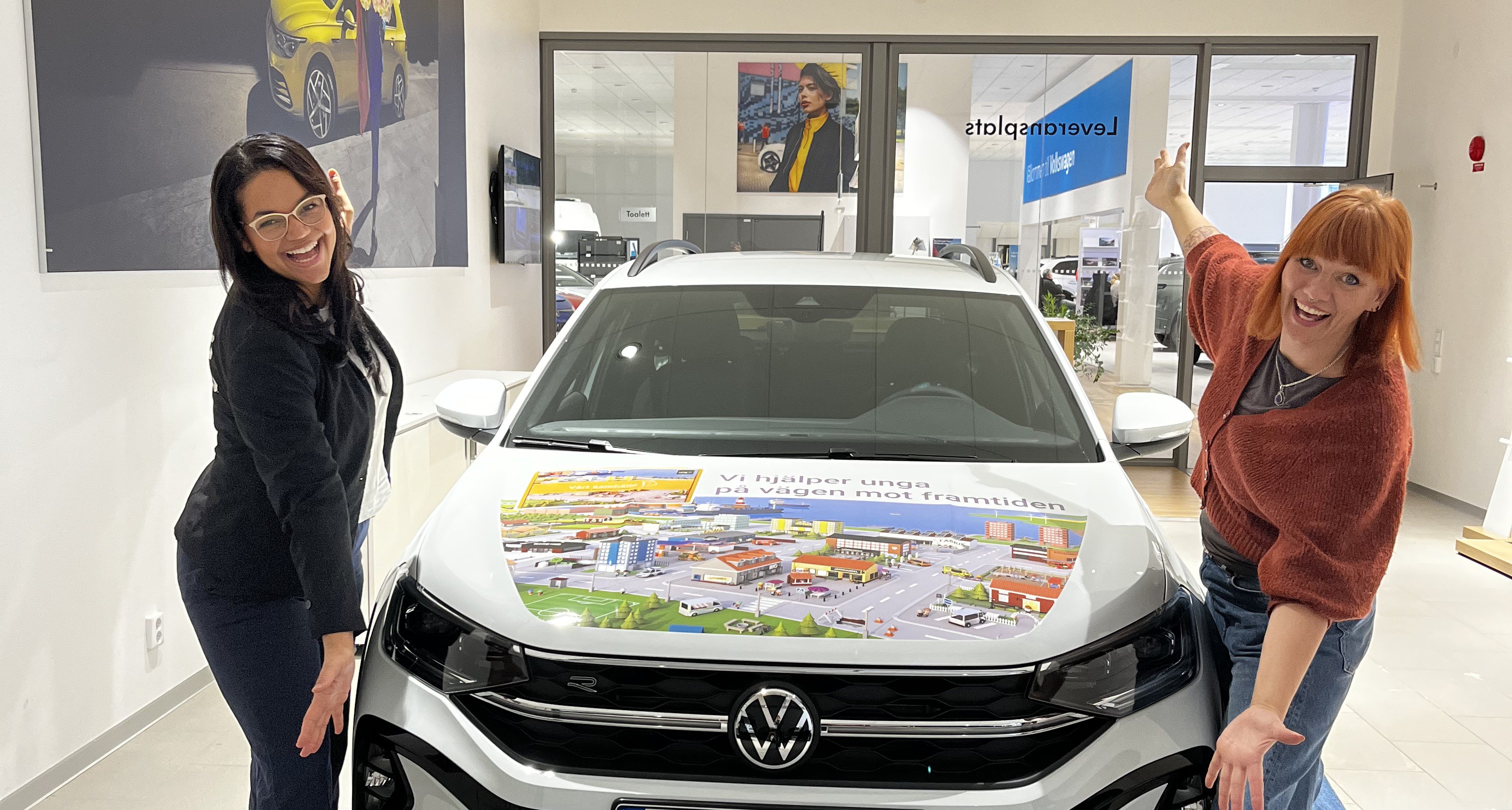 Börjessons Bil Guldpartner Matilda och Linda från UF