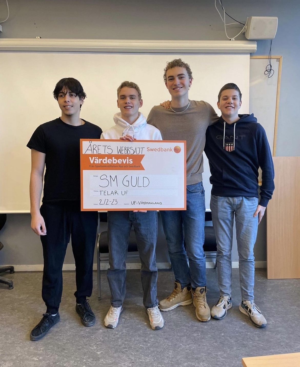 Telar UF vinnare av SM-guld i "årets webbsajt"