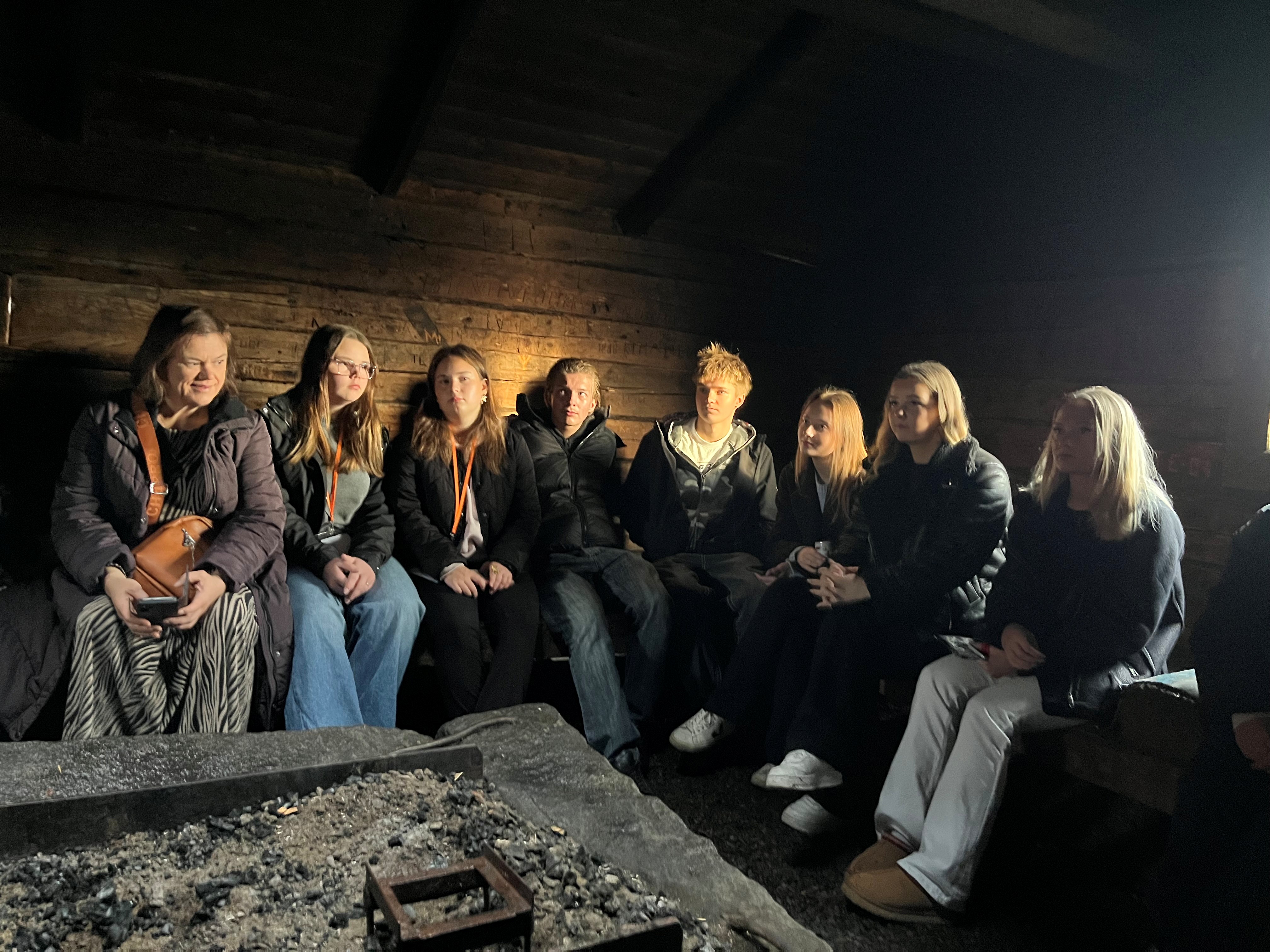 Studieesök på Kukkolaforsen.