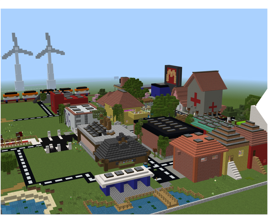 Del av Prästgårdsskolan 5Bs vinnarbidrag