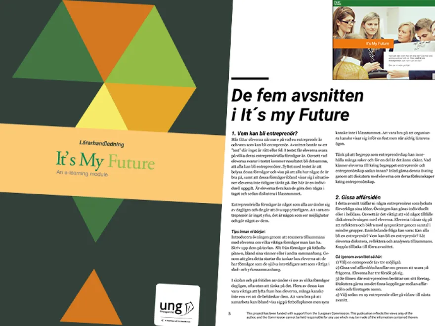 ung företagsamhet läromedel its my future entreprenörskap