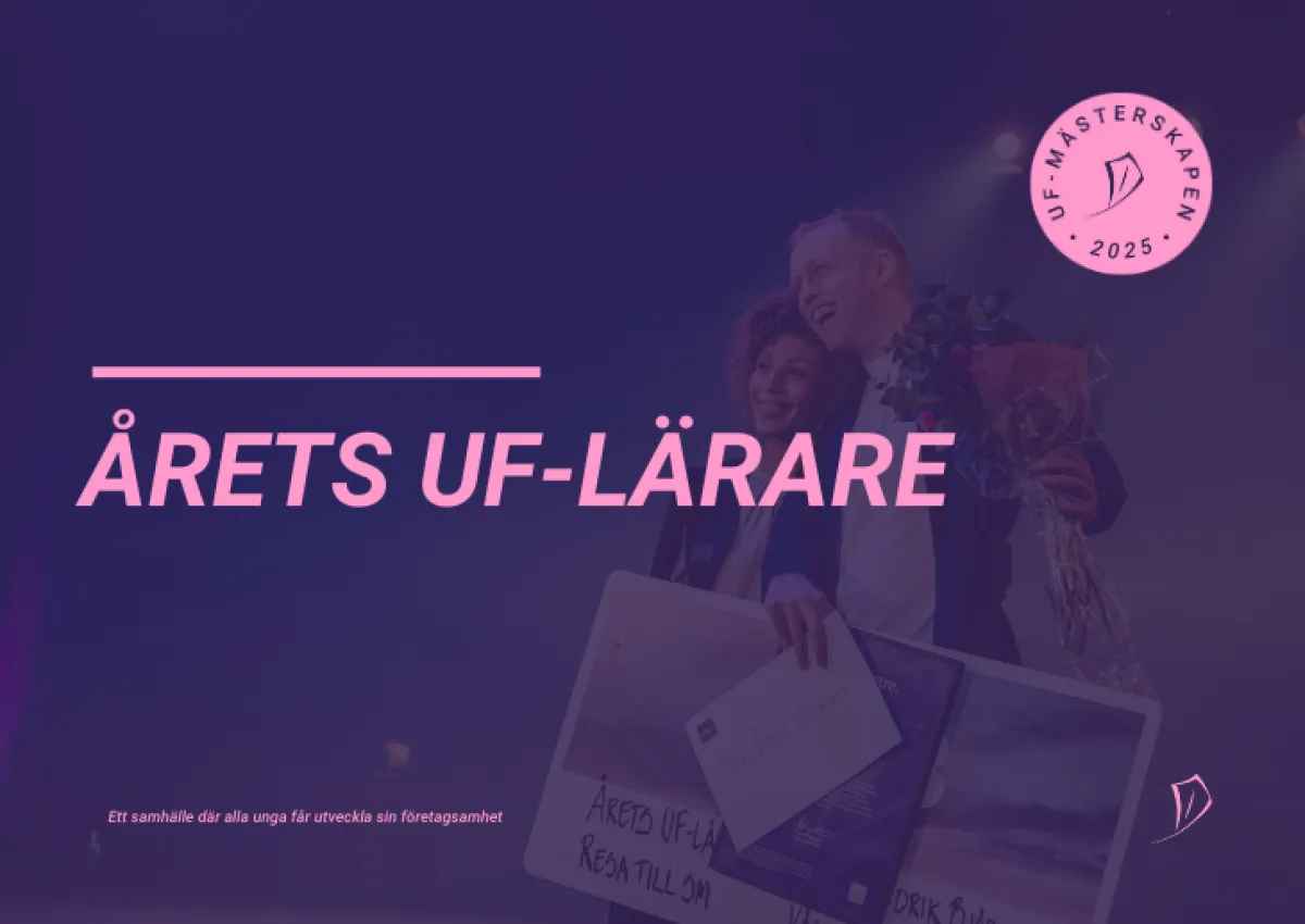 Nominering till Årets UF-lärare 2024/2025