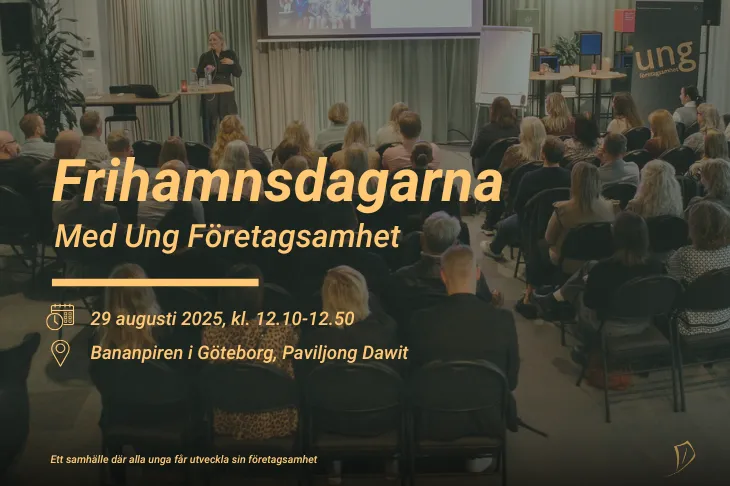  Ung Företagsamhet på Frihamnsdagarna - framtiden formas i skolan 