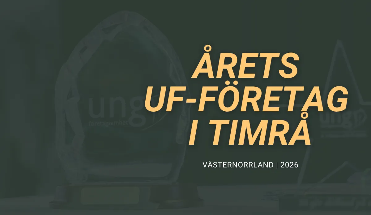 Årets UF-företag i Timrå 2026