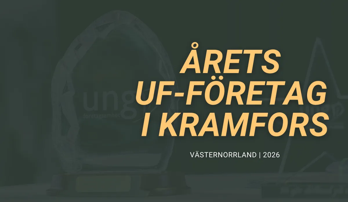 Årets UF-företag i Kramfors 2026