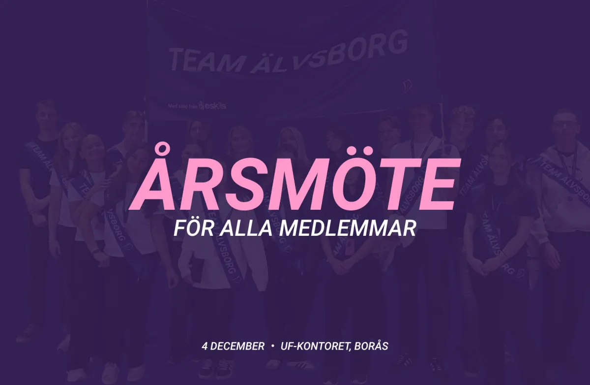 Ung Företagsamhet Älvsborgs årsmöte 2025