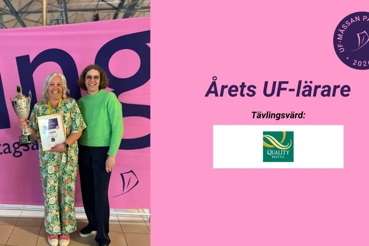 vinnarbild Årets UF-lärare 24/25