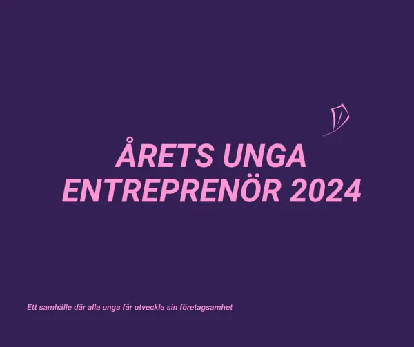 Stipendie - Årets Unga Entreprenör 