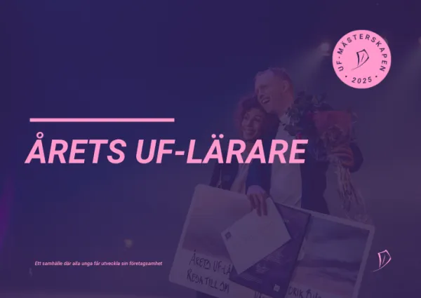 Nominering till Årets UF-lärare 2024/2025