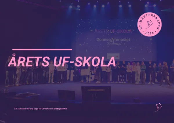 Nominering till Årets UF-skola 2024/2025