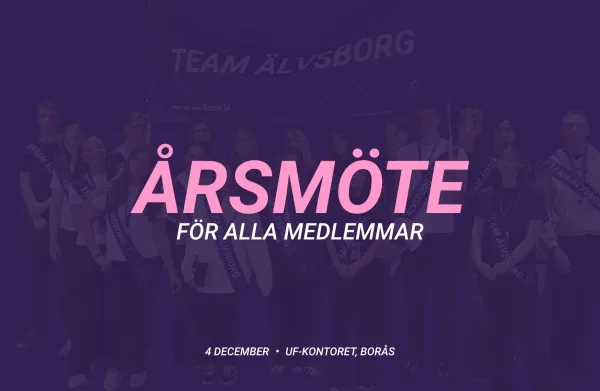 Ung Företagsamhet Älvsborgs årsmöte 2025