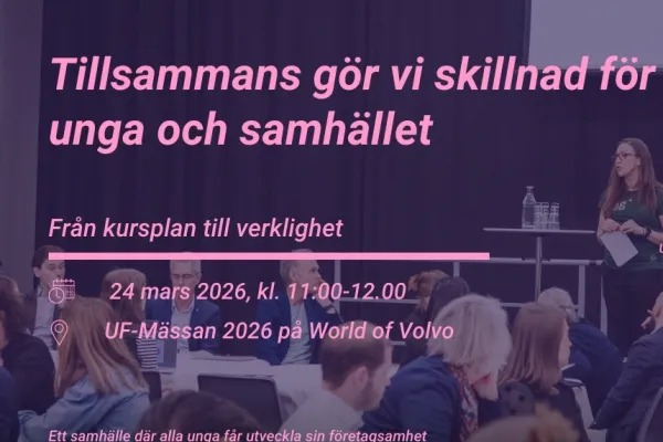 Tillsammans gör vi skillnad för unga och samhället