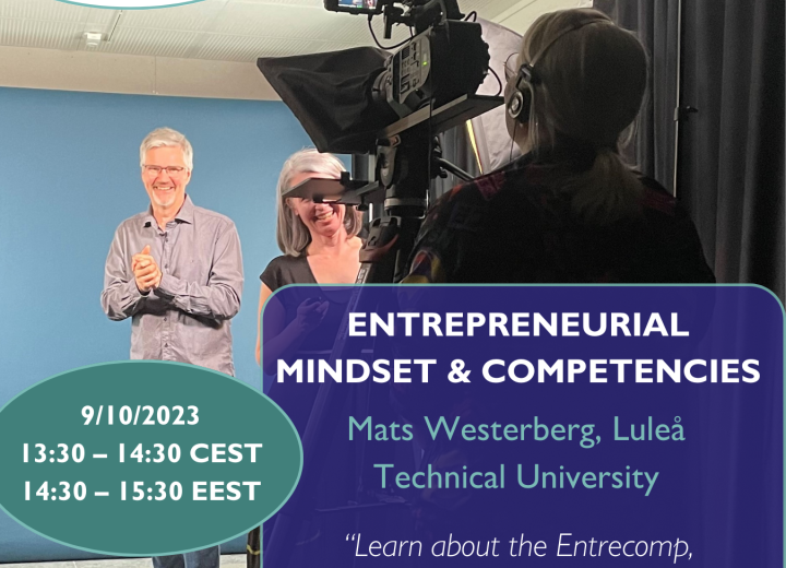 Seminar on entrepreneurial competencies with Mats Westerberg.