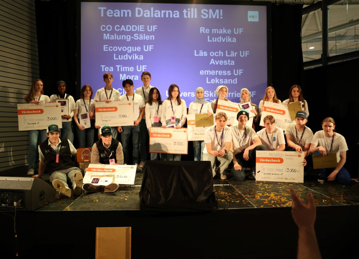 SM-truppen för Ung Företagsamhet i Dalarna 2024