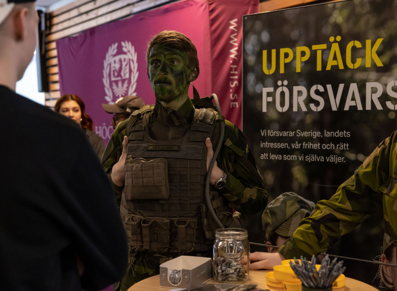 Möt bland andra Försvarsmakten och Högskolan i Skövde!