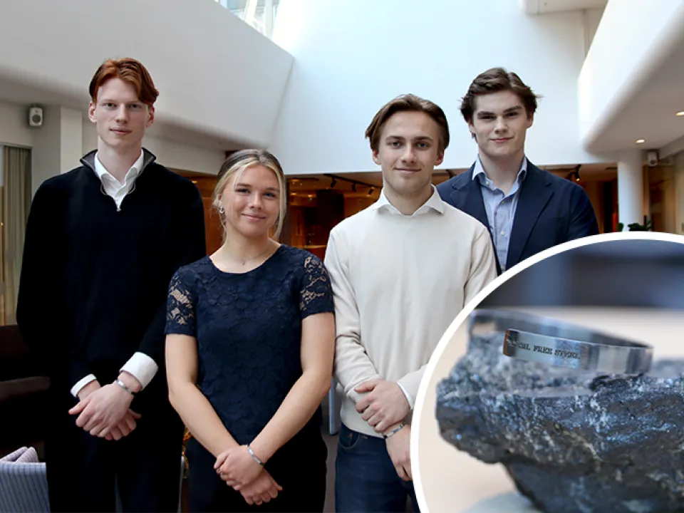 ung företagsamhet dieanci uf fossilfritt stål armband