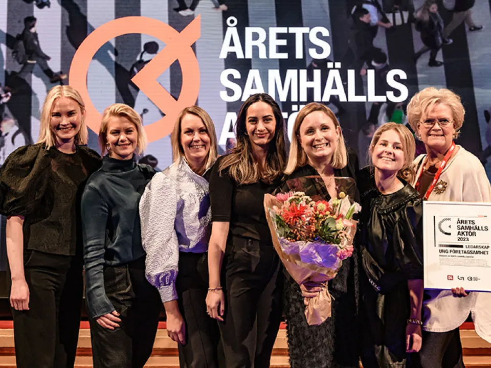 ung företagsamhet årets samhällsaktör