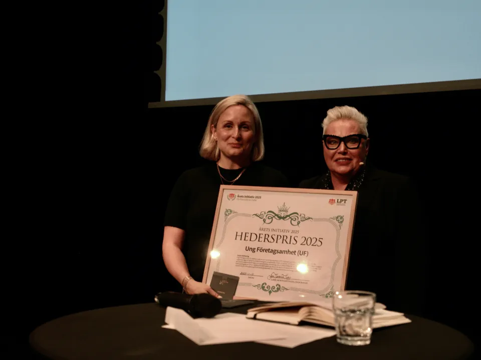 ung företagsamhet hederspris årets initiativ 2025