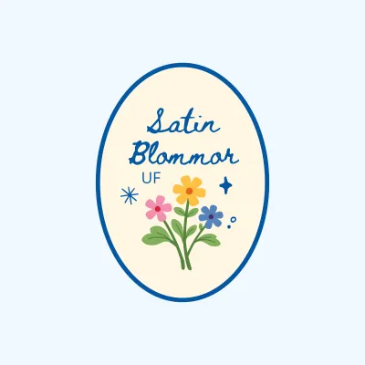 Satin blommor UF
