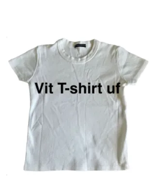 Vit tshirt UF